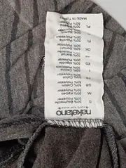 Vorschaubild 4 von Herren Pullover Grau Gestreift Gr. 46/S Streetwear Casual