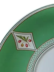 Vorschaubild 3 von EDEN Unterteller Porzellan Grün Blumen 14,5 cm Klassisch