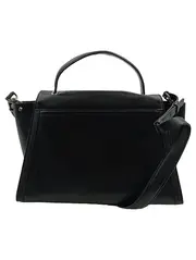 Vorschaubild 2 von Damen Henkeltasche Leder Schwarz Klassisch