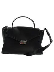 Vorschaubild 1 von Damen Henkeltasche Leder Schwarz Klassisch