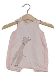 Vorschaubild 1 von Baby Strampler Gr. 56 Rosa Giraffe Mädchen Baumwolle