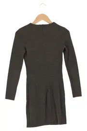 Vorschaubild 2 von Damen Strickkleid Gr. 36/S Grau Klassisch Elegant Minimalistisch