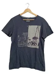 Vorschaubild 1 von Herren T-Shirt Gr. M Grau Grafik-Print Casual Kurzarm