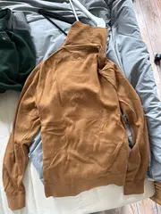 Vorschaubild 4 von Rollkragenpullover Herren L Braun Baumwolle Casual