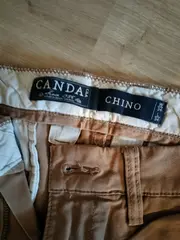 Vorschaubild 3 von Canda Herren Chino Hose W34 L34 Beige Casual Stoffhose