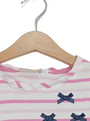 Vorschaubild 2 von KIDS AND FRIENDS Mädchen Freizeitkleid Gr. 98/104 Mehrfarbig Gestreift Blumen