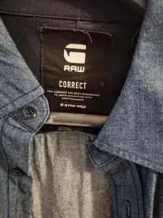 Vorschaubild 2 von Correct Herren Jeanshemd Freizeithemd Blau Gr. M