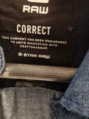 Vorschaubild 5 von Correct Herren Jeanshemd Freizeithemd Blau Gr. M