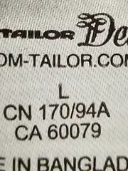 Vorschaubild 6 von Damen T-Shirt Blau Gr. 40/L Casual Schriftzug Baumwolle