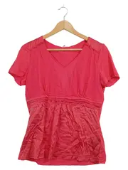 Vorschaubild 1 von Taifun Collection Damen Shirt T-Shirt Gr. 38 M Rosa Seide Feminin