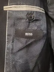 Vorschaubild 3 von Sakko Herren Gr. 48 Blau Klassisch Business Ellbogenpatches