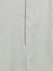 Vorschaubild 4 von Basic Damen Jumpsuit Kurz Weiß Gr. S Reißverschluss V-Ausschnitt