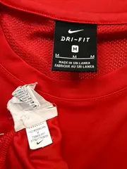 Vorschaubild 7 von Dri-FIT Sport Shirt Herren Rot Gr. M Polyester Kurzarm Logo