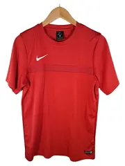 Vorschaubild 1 von Dri-FIT Sport Shirt Herren Rot Gr. M Polyester Kurzarm Logo