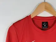 Vorschaubild 3 von Dri-FIT Sport Shirt Herren Rot Gr. M Polyester Kurzarm Logo