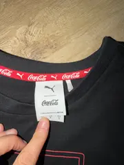 Vorschaubild 3 von x Coca-Cola Damen T-Shirt Schwarz Gr. S Streetwear Print