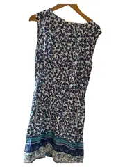 Vorschaubild 1 von Sommerkleid Damen Gr. 36 S Mehrfarbig Blumenmuster Viskose
