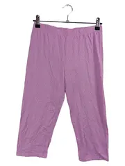 Vorschaubild 1 von Mädchen Capri Leggings Lila mit Punkten Gr. 164