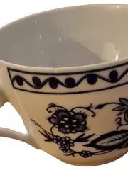 Vorschaubild 2 von Porzellan Tasse Zwiebelmuster Blau Weiß Spülmaschinenfest