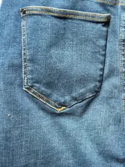 Vorschaubild 5 von Damen Jeansrock Gr. 36/S Blau Casual Knopfleiste