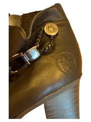 Vorschaubild 4 von Damen Stiefeletten Schwarz Gr. 39 Absatz 6cm Ankle Boots