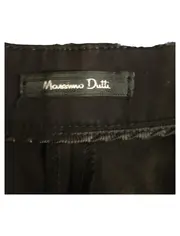 Vorschaubild 6 von Damen Hose Gr. 44 Schwarz Seitenstreifen Baumwolle