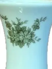 Vorschaubild 4 von Porzellan Vase Landschaftsmotiv Schloss Grün Weiß 13cm