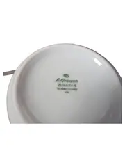 Vorschaubild 2 von Porzellan Vase Landschaftsmotiv Schloss Grün Weiß 13cm