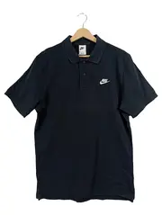 Vorschaubild 1 von Poloshirt Herren Gr. M Schwarz Kurzarm Baumwolle Sportswear