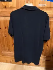 Vorschaubild 2 von Poloshirt Herren Gr. M Schwarz Kurzarm Baumwolle Sportswear