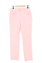 Vorschaubild 1 von Damen Stoffhose Rosa Gr. 38/M Casual Preppy Baumwolle