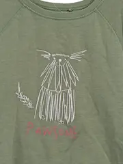 Vorschaubild 3 von Kinder Pullover Sweatshirt Gr. 146 Grün Katze Pawsome