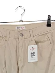 Vorschaubild 2 von Damen Cargohose Beige Gr. 38 Casual Baumwolle