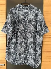 Vorschaubild 4 von Freizeithemd Herren Gr. 52 XL Blau Blumenmuster Kurzarm Casual