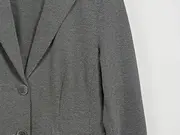 Vorschaubild 2 von Damen Blazer Jacke Gr. 42 Grau Klassisch Business
