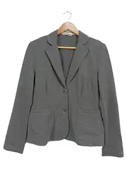 Vorschaubild 1 von Damen Blazer Jacke Gr. 42 Grau Klassisch Business