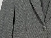 Vorschaubild 4 von Damen Blazer Jacke Gr. 42 Grau Klassisch Business