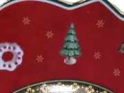 Vorschaubild 5 von Kuchenteller Engel Porzellan Rot Weihnachtsteller 18 cm