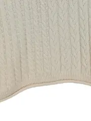 Vorschaubild 4 von Damen Pullunder Strickweste Zopfstrick Beige Gr. S Casual