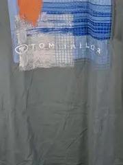 Vorschaubild 4 von Herren T-Shirt Gr. L Grau Logo Print Baumwolle Casual Freizeit