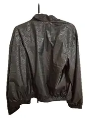 Vorschaubild 2 von Damen Trainingsjacke Schwarz Allover Logo Print Gr. M