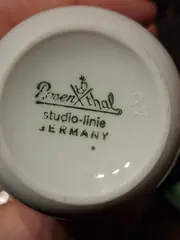 Vorschaubild 3 von Studio-Linie Becher Porzellan Blumenmuster Weiß Germany