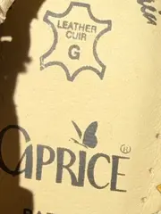 Vorschaubild 3 von Slingback Peeptoe Sandaletten Leder Raffungen Beige Gr. 39