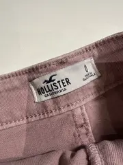 Vorschaubild 6 von Damen Jeansrock Minirock Rosa Gr. 32/XXS Fransen Baumwolle Freizeit