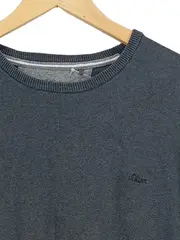 Vorschaubild 2 von Herren Pullover Gr. L Grau Casual Baumwolle