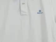 Vorschaubild 2 von Poloshirt Herren Kurzarm Baumwolle Logo Weiß Größe 48/M