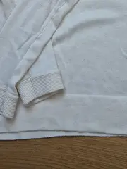 Vorschaubild 4 von Damen Pullover Gr. M Beige Baumwolle U-Boot Ausschnitt