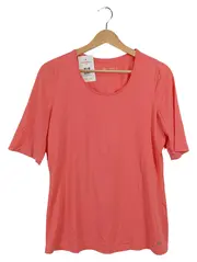 Vorschaubild 1 von Damen T-Shirt Gr. 42/XL Rosa Baumwolle Casual Basic