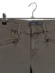 Vorschaubild 3 von Damen Reithose Oliv Gr. 29 Baumwolle Skinny