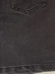 Vorschaubild 5 von Damen Jeansrock Schwarz Gr. 38/M Casual Paperbag-Bund